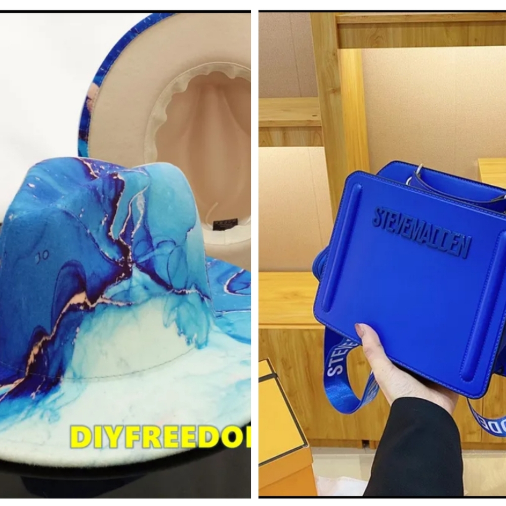 SMadden blue&tye dye fedora